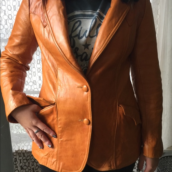 Adler vintage leather jacket - Picture 7 of 8